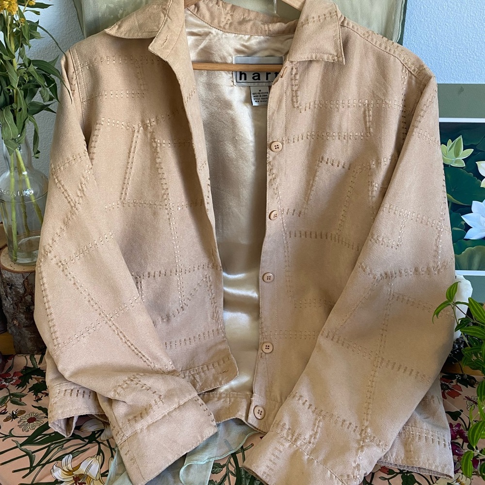 Vintage Jacket with a ilk lining